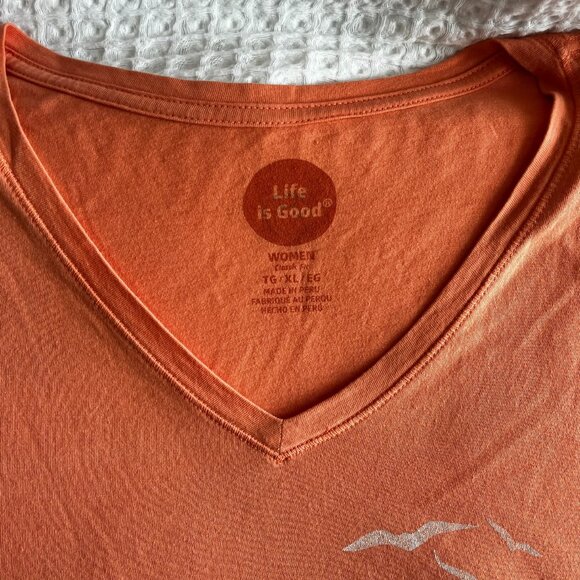 Life is Good T-Shirt - Women Sz XL - Picture 5 of 5